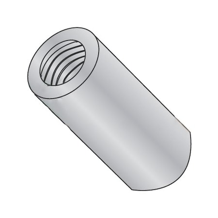 Newport Fasteners Round Standoffs, #4-40 Thrd Sz, 1/4 in Bd L, Aluminum Plain, 3/16 in OD, 1000 PK 173053